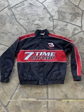 Vintage Dale Earnhardt 3 NASCAR Jacket XL Winner  s Circle 7 Time Champ