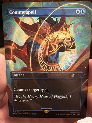NYCC 2024 Magic the Gathering Counterspell Foil Marvel Doctor Strange Promo Card