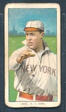 T206 Piedmont 150: JOE LAKE New York Yankees ~ FAIR mk