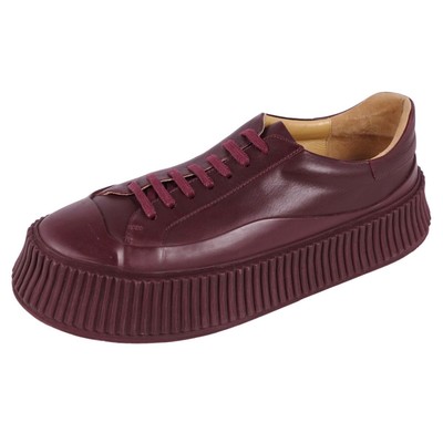Excellent Condition Jil Sander JIL SANDER Sneakers Low Cut Thick Sole Calf Leath
