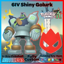 ✨ Shiny Alpha Golurk 6IV + EVs ✨ Pokemon Legends ZA 🚀 Fast 🚀