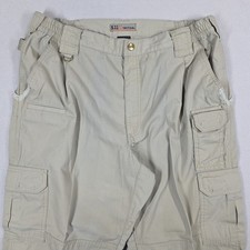 511 Tactical Pants Mens 38x30 Fits 38X29 Beige Cargo Utility Rip Stop Stretch