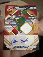 2021 Elite Extra Edition Prospect Materials RED Aaron Zavala RC AUTO #29/49 🔥
