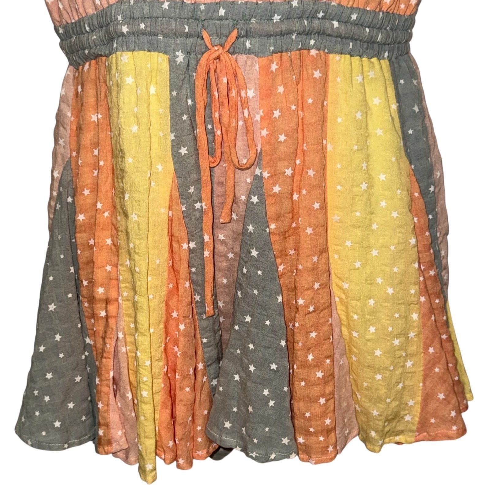 STORIA Star Patchwork Print Lined Adjustable Stra… - image 6