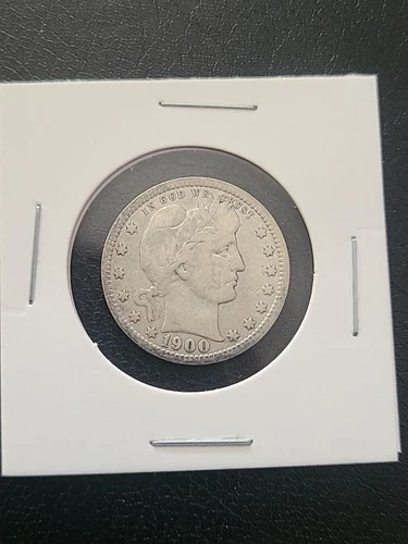 1900 P Barber Quarter VG+ Condition