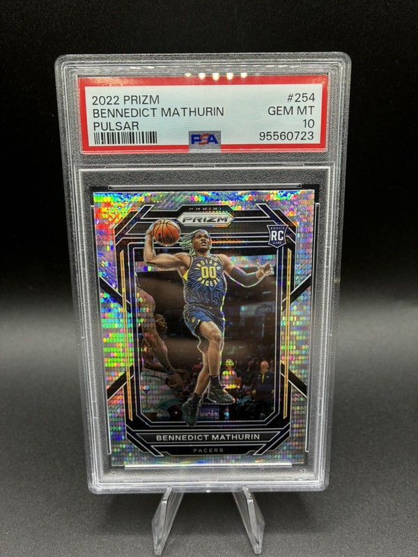 2022-23 Panini Prizm Bennedict Mathurin Pulsar Psa 10