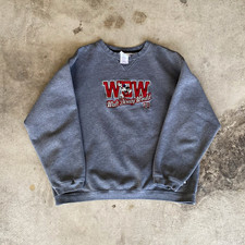 Walt Disney World Gray Crewneck Sweatshirt Size L Mickey Mouse Est. 1971