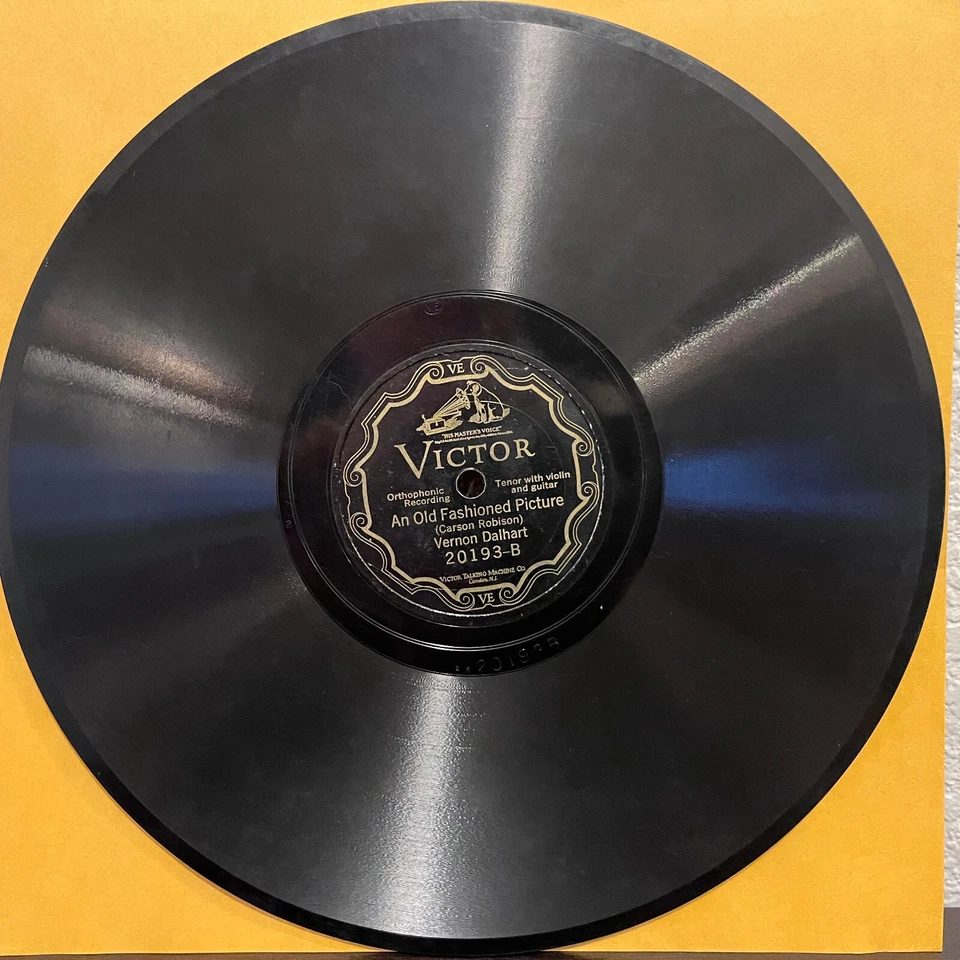 Vernon Dalhart -New Star In Heaven (Rudy Valentino) 10" Shellac 78RPM Record - V Foto 2 de 2
