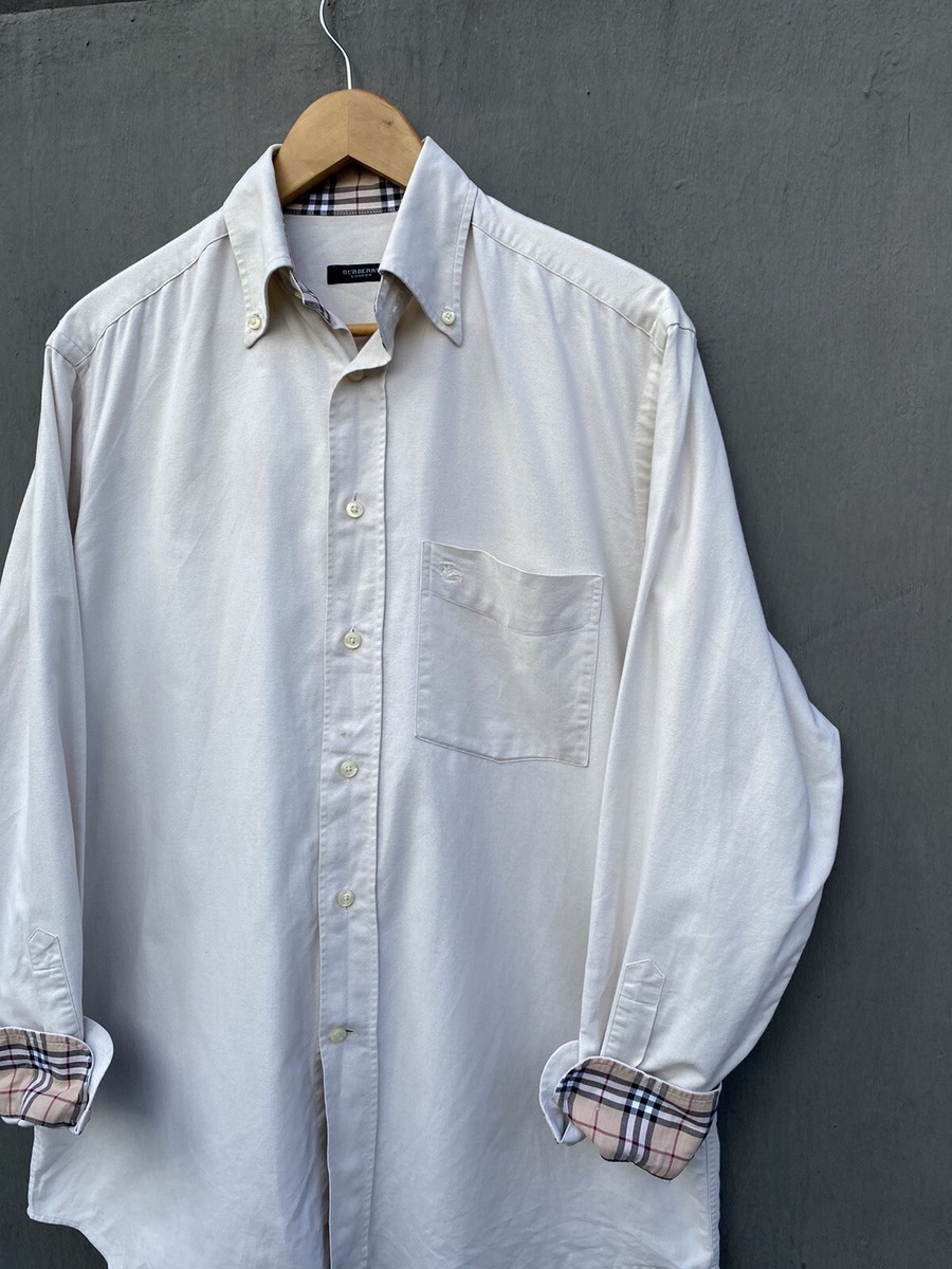 Authentic Vintage Burberry shirt size 38 mens | eBay
