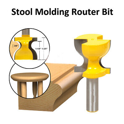 1/2'' Shank Window Sill Router Bit Door Pull Edge Stool Molding Woodworking Tool
