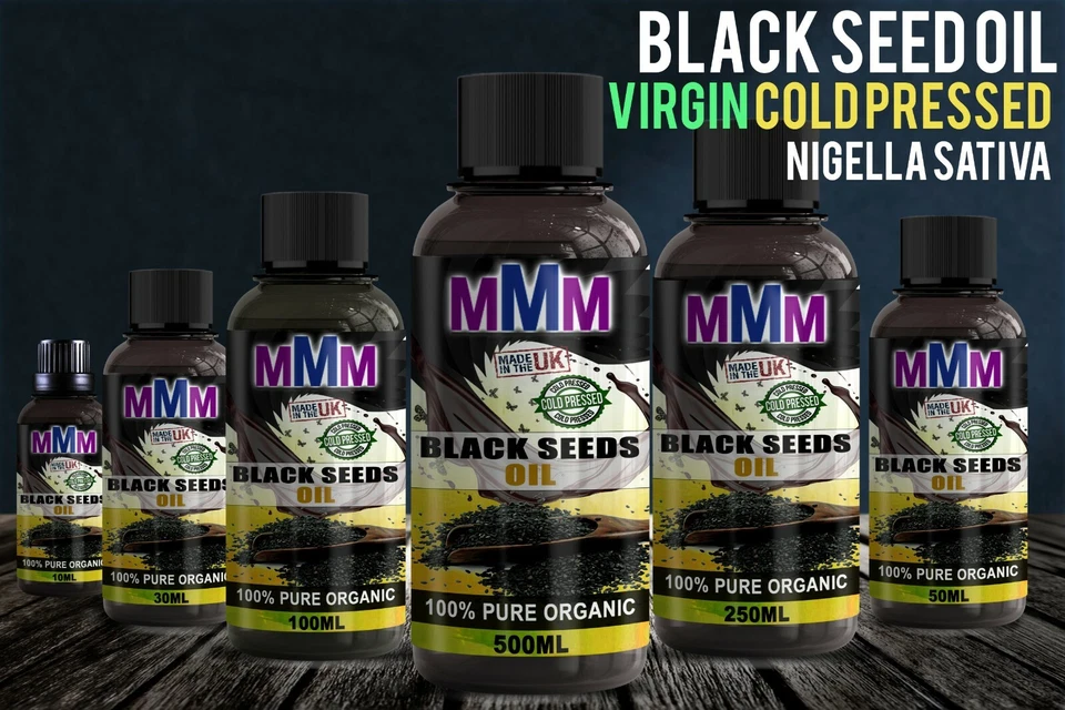 MMM SCHWARZKÜMMELÖL REIN KALTGEPRESST - Nigella Sativa Schwarzkümmel Kalonji