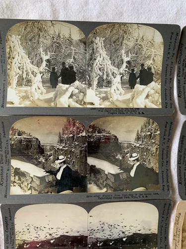 Vintage Stereoscope Photo Cards Lot of 20 Keystone View Company Strohmeyer Wyman - Picture 3 of 12