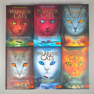 Warrior Cats Staffel 1 Komplett Erin Hunter Bücher 6x In Die Wildnis Band | Gut