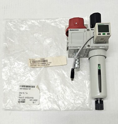 Aventics Regulator 8652APBP4FA00GN & DPS280PNQ8 PRESSURE SENSOR & SHUT-OFF VALVE