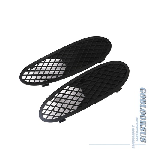 2x LH & RH Primed Plastic Bumper Grille For Mercedes S-Class W220 S430 S500 S600 - Picture 3 of 5