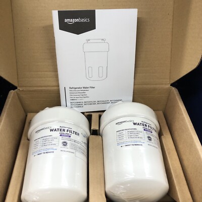 2X - AmazonBasics Refrig. Water Filter Replacmnt. Premium AMZ-MWF-P READ DESC.