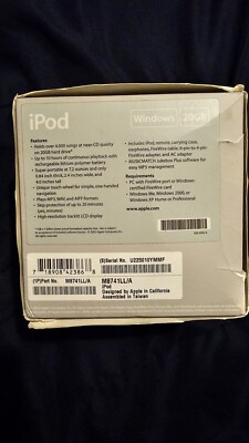 Apple iPod classic 2nd Generation White (20 GB) for sale online | eBay