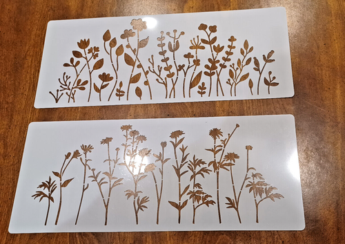 stensils - flowers ( 8 pieces) - Picture 3 of 3