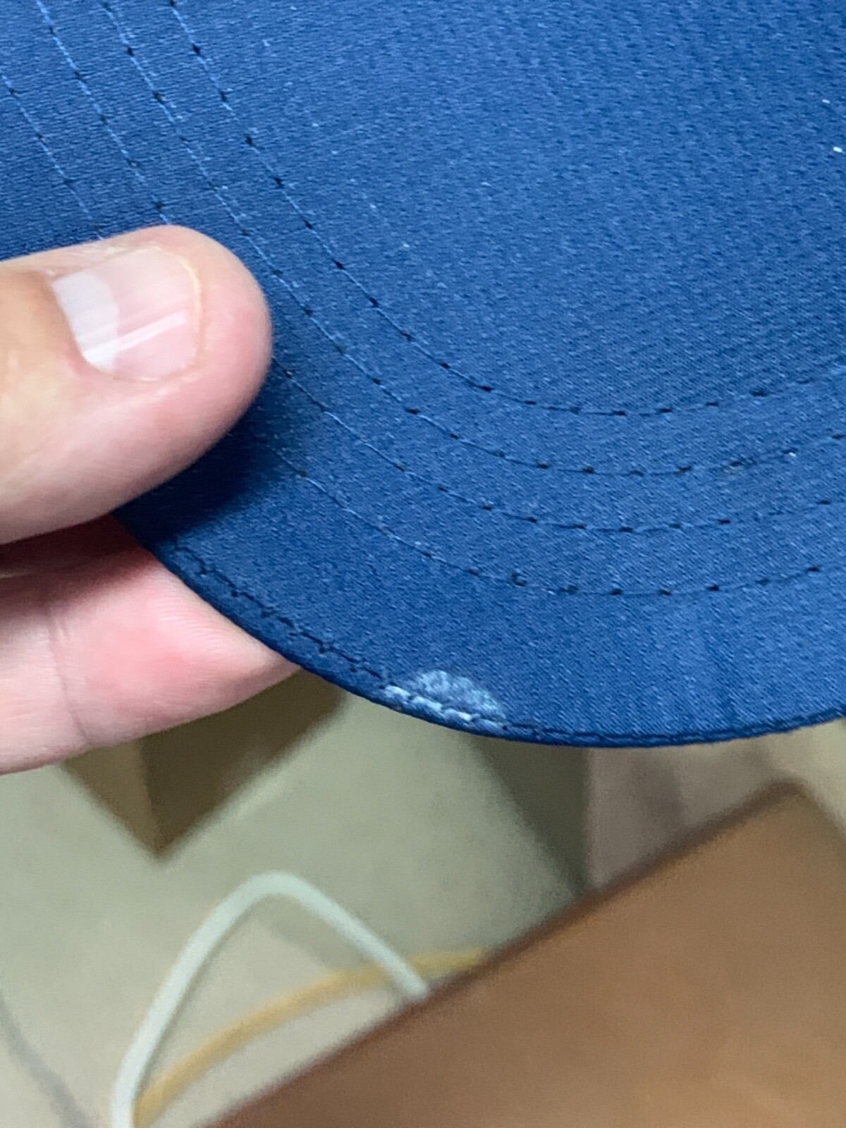 " All Out Mayhem" Vintage Cap Hat Hook & Loop Blue - image 4