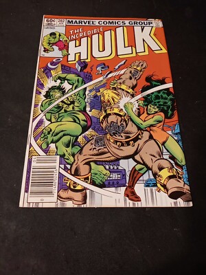 INCREDIBLE HULK #282 1st HULK - SHE-HULK MEETING NEWSSTAND VF/NM