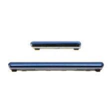 Cosmetic Button Set Power Volume for Samsung Galaxy Note 10+ Blue Replacement