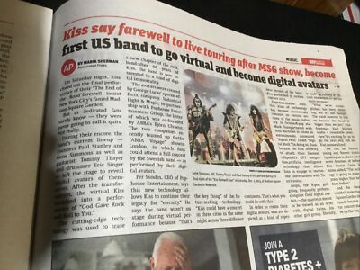 KISS Band Group 1st US Band To Go Virtual & Become Digital Avatars 2023 ARTICLE