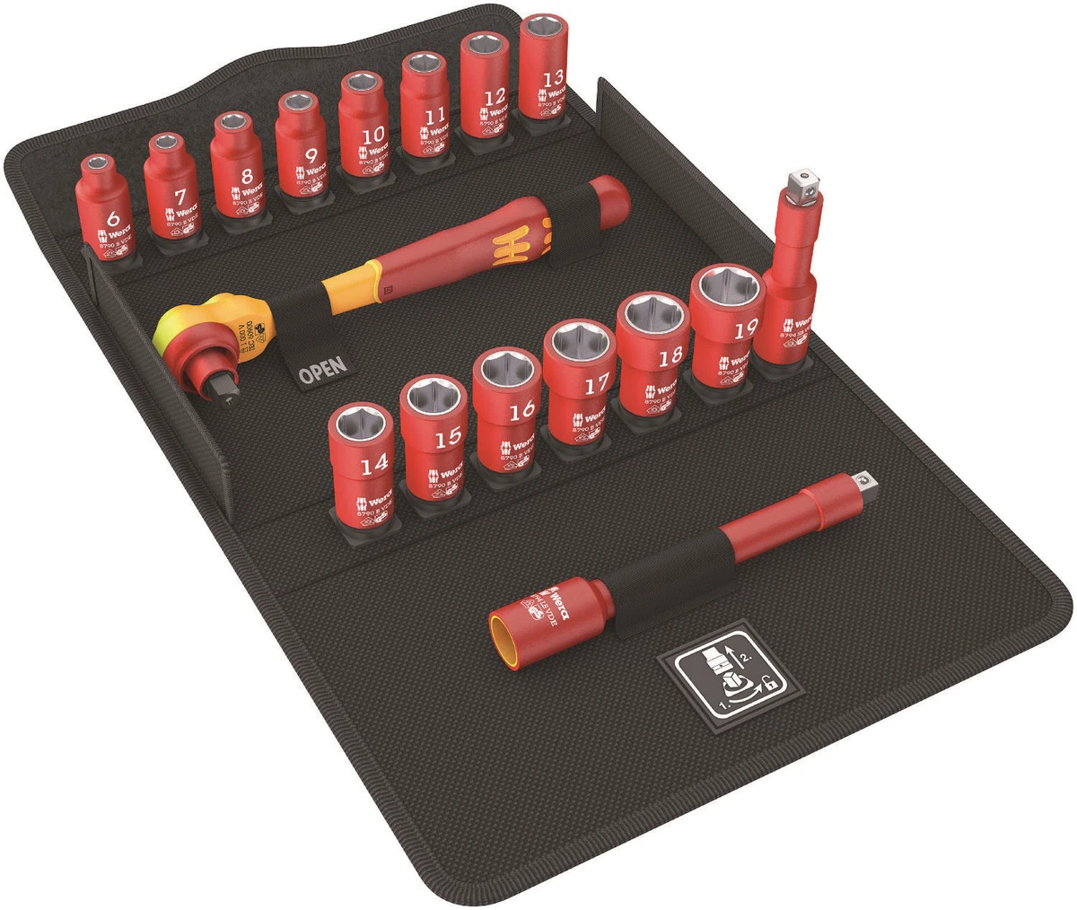 Wera insulated socket set deals