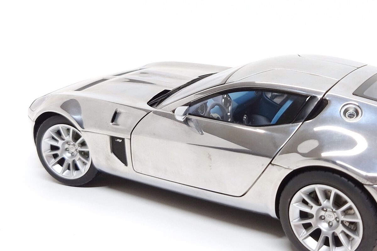 AUTOart 1:18 Ford Shelby GR-1 Concept in Aluminum Chrome (No AUTOart 1:18 Ford Shelby GR-1 Concept in Aluminum Chrome (No
