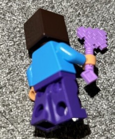 LEGO Minecraft 21113 Steve - Dark Purple Legs Minifigure!