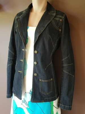 Bisou Bisou Michele Bhbot jean jacket, Sz 2 | eBay