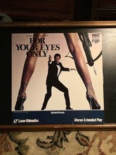 Laser Videodisc LD: FOR YOUR EYES ONLY Extended Play, James Bond, Roger Moore
