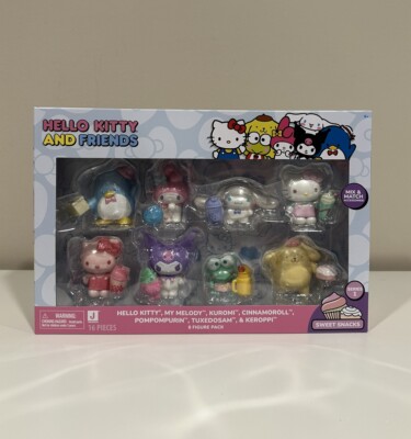 Hello Kitty And Friends SWEET SNACKS 8 Figure Pack Sanrio 2024 NEW
