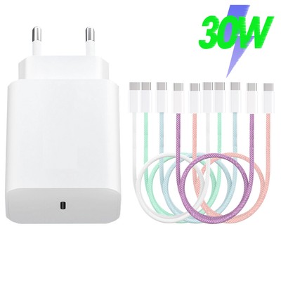 Honor 90 80 70 60 50  Usb C Adapter 30W Schnellladegerät Usb C Ladekabel