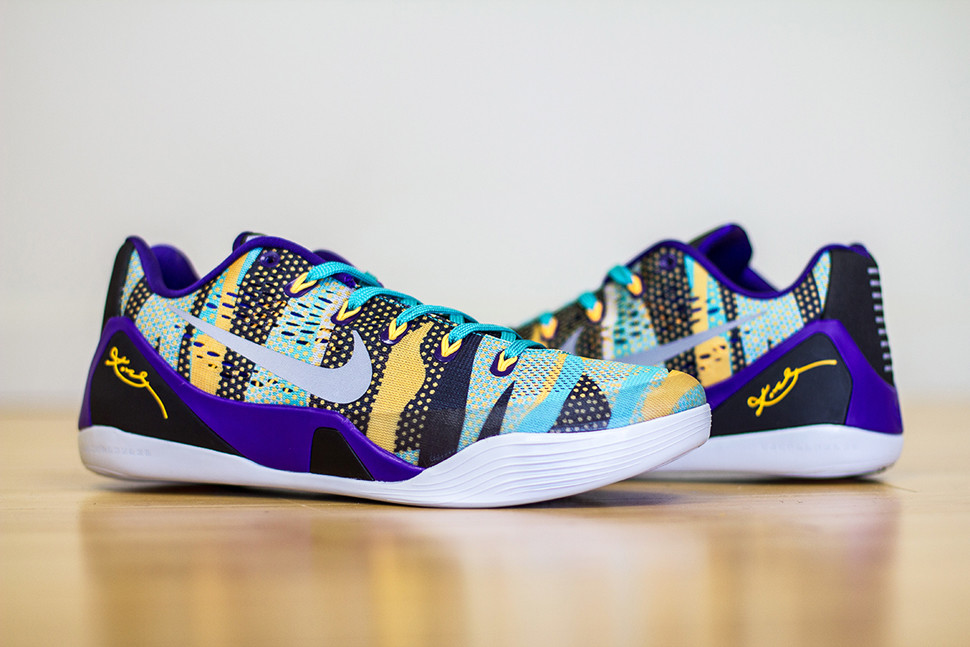 NIKE Kobe 9 IX EM POP ART Purple Grey Black White MultiColor WTK
