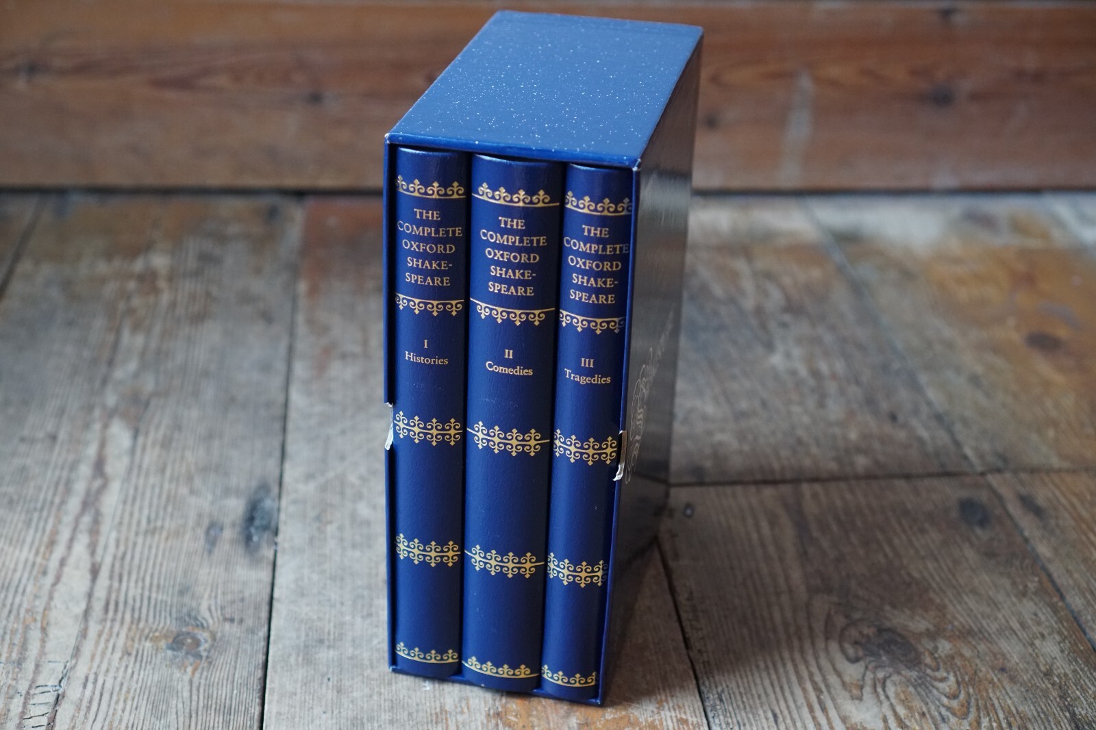 The Complete Oxford William Shakespeare 3 Volume Hardback Boxed Set eBay
