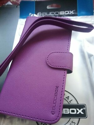Buddibox Wallet Case for Iphone 6 purple (new)