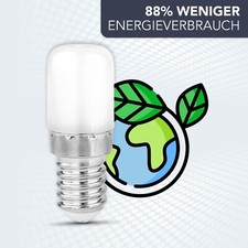 LED Kühlschrankbirne E14 kalt-weiß Kühlschranklampe Leuchtmittel 1,8W-15W