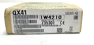 QX41 プログラマブルコントローラー 1W4210 MITSUBISHI QX41 1W4210 PROGRAMMABLE CONTROLLER INPUT DC SINK 32