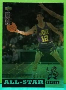 John Stockton insert card Gold Signature 1994-95 Upper Deck Collector&#039;s...