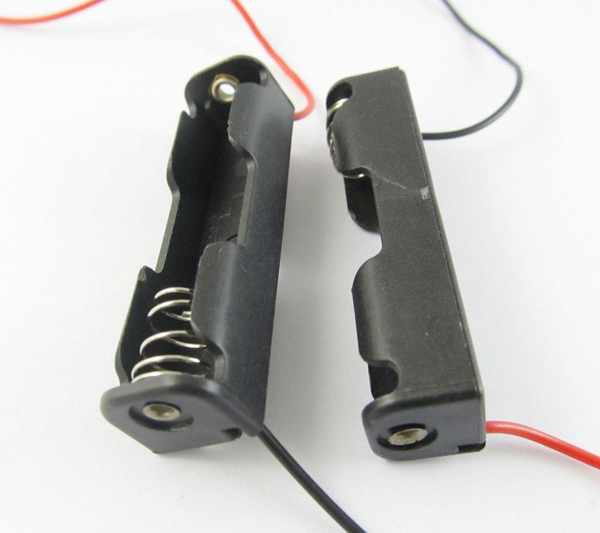 10pcs 1x AAA 1XAAA 3A Battery Clip Holder Box Case 1.5V With 6