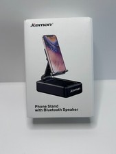 Cell Phone Stand with Wireless Bluetooth Speaker and Anti-Slip Base HD Surround