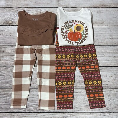 Baby Girl Thanksgiving/Fall Outfits Size 3T. NWT! 4 Pieces For Fall. Casual  | eBay