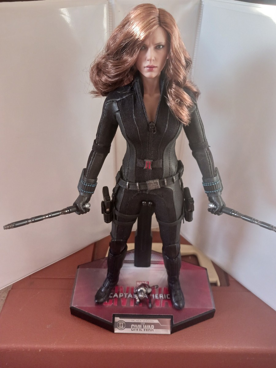 ホットトイズフィギュア　MARVEL CIVIL WAR BLACK WIDOW Hot Toys /Sideshow/Marvel Avengers Civil War BLACK WIDOW 1/6 Scale