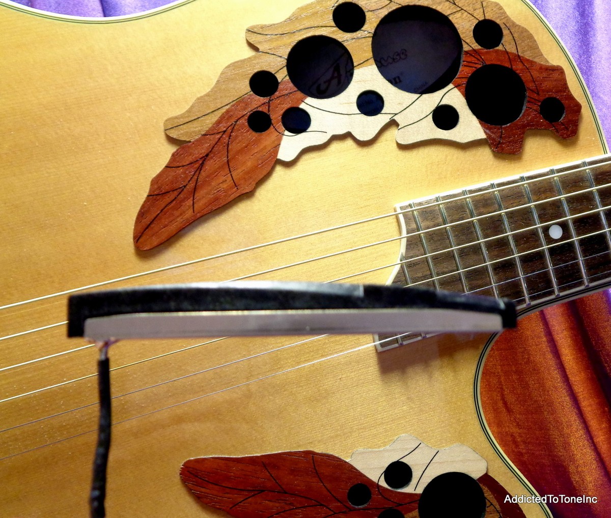 celebrity ギター Amazon | Ovation Celebrity CE44P 8TQ Blue Transparent Quilt