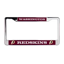 Washington Redskins Chrome License Plate Frame Cover for Car-Truck-SUV