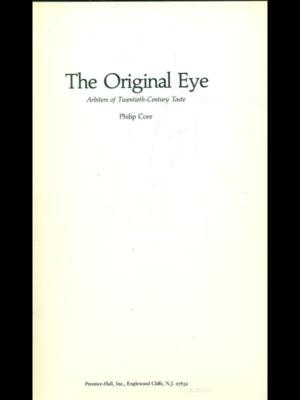 THE ORIGINAL EYE ARTE ILLUSTRATI PHILIP CORE PRENTICE HALL PRESS 1984