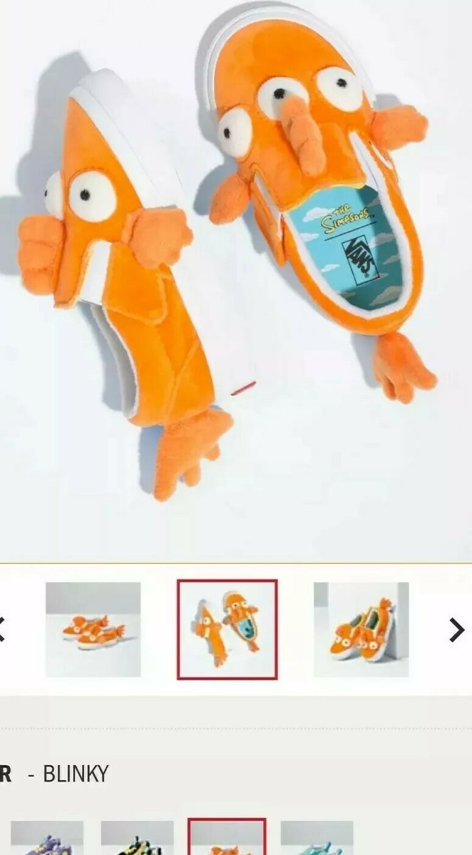 Simpsons x Vans Blinky Fish slip-on TODDLER | eBay