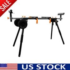 Collapsible Rolling Miter Saw Stand Adjustable Height with 3 Onboard Outlets US