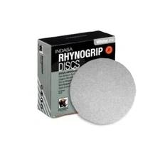 INDASA 6" 180 GRIT RHYNOGRIP WHITELINE SOLID SANDING DISCS, 61 SERIES
