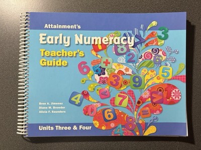 Early Numeracy Teacher s Guide Units One & Two   Attainment Company Bree Jimenez